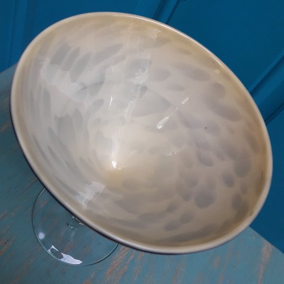 Hand Blown Glass Martini Cocktail Barware Animal Print Oversized Party Drinking - Picture 16 of 16